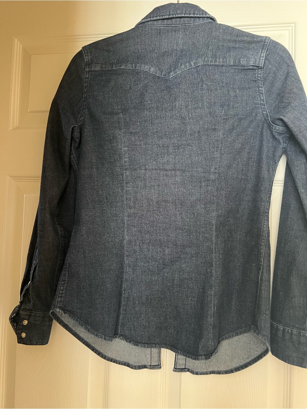 Levi's Dark Indigo Denim Western Snap Shirt - Picture 4 of 5